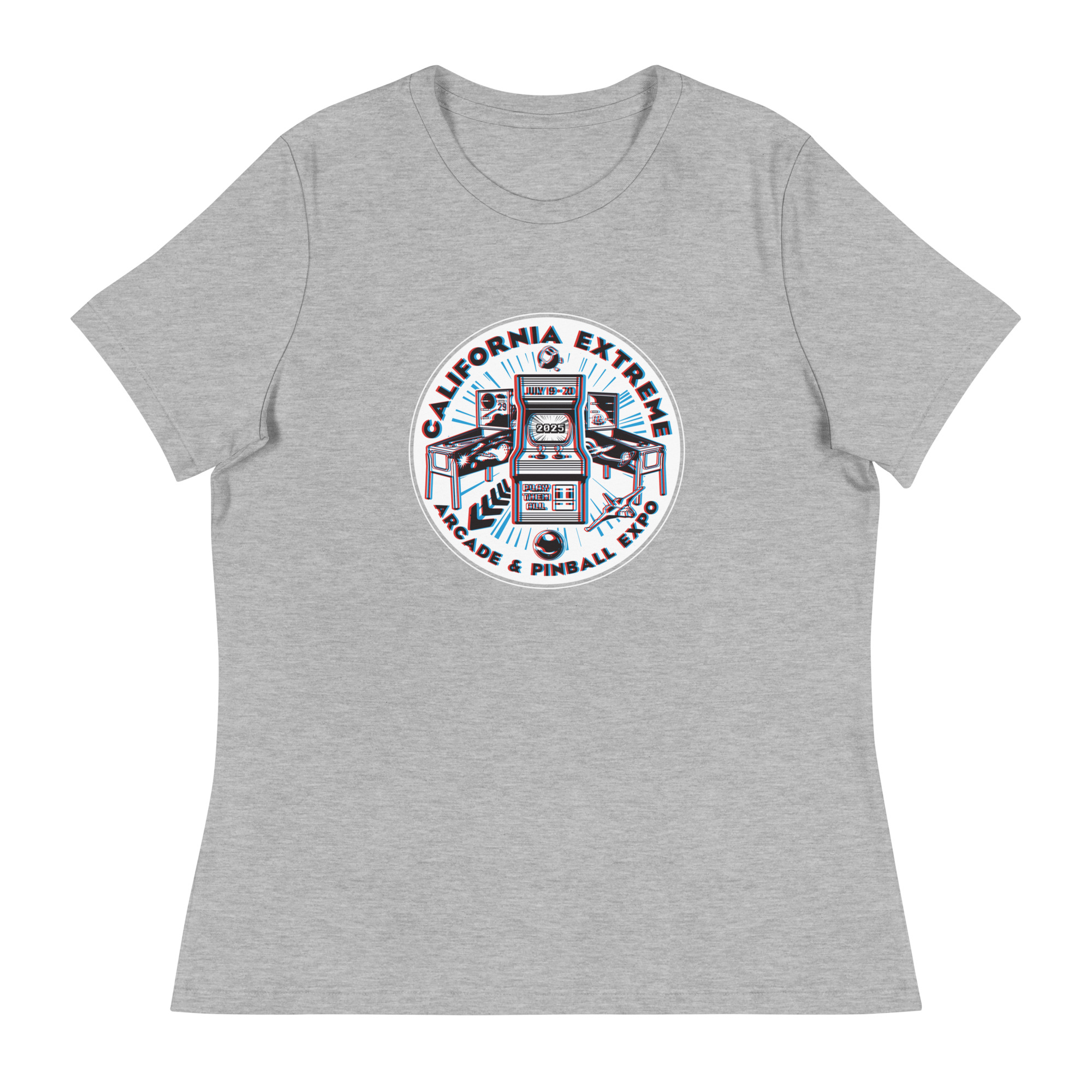2025 California Extreme 3D Women's Relaxed T-Shirt - Image 8