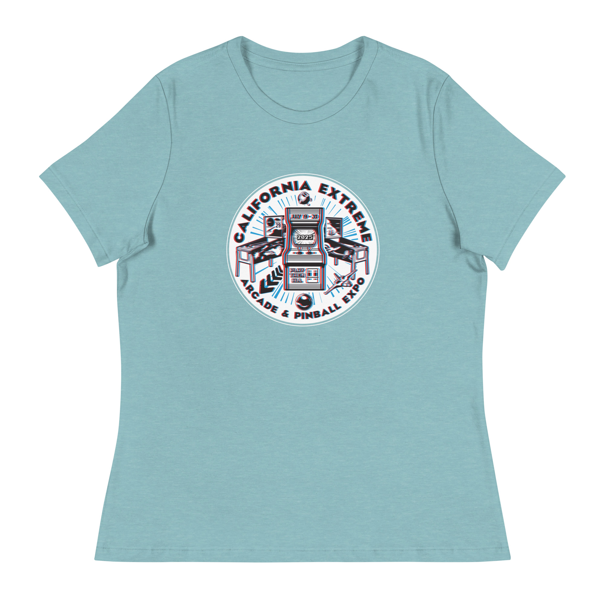 2025 California Extreme 3D Women's Relaxed T-Shirt - Image 7