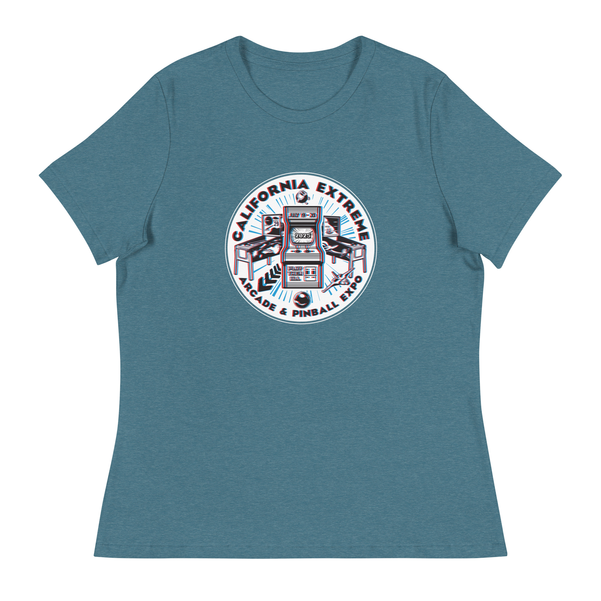 2025 California Extreme 3D Women's Relaxed T-Shirt - Image 5