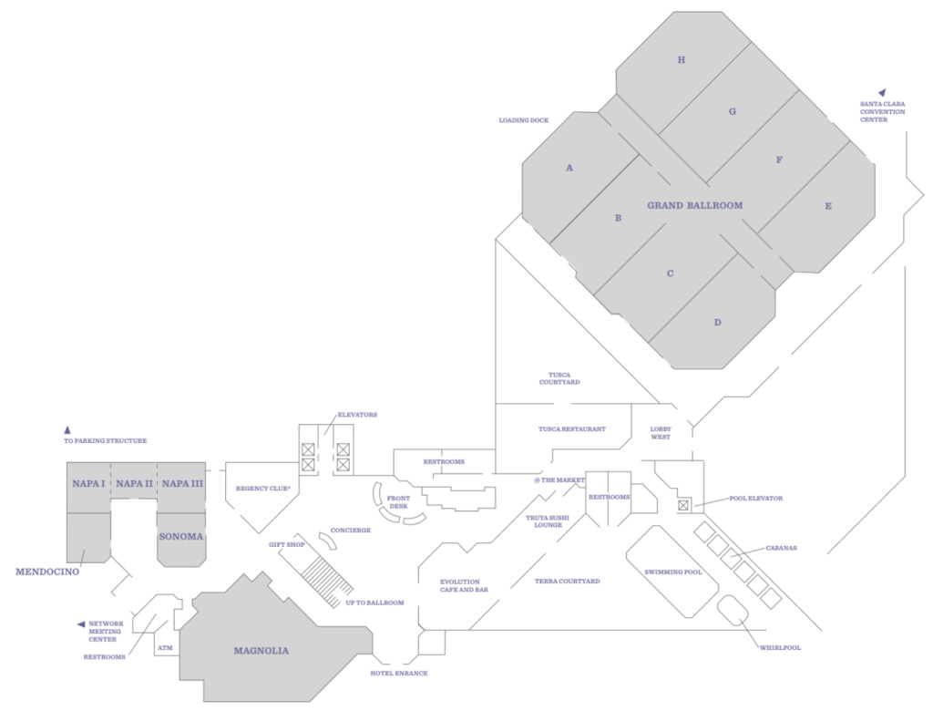 Hyatt Regency floor plan